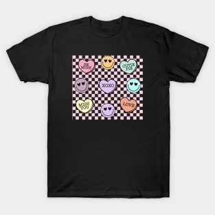 Pattern Lovers Be Mine Cutie Pie XOXO Miss You Happy Valentines Day T-Shirt